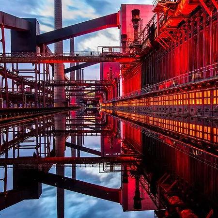 公寓 Modernes, Zentrales City-apartment Am Kennedyplatz, Nahe Hauptbahnhof Und Limbecker Platz, Lichtdurchflutete Raeume *