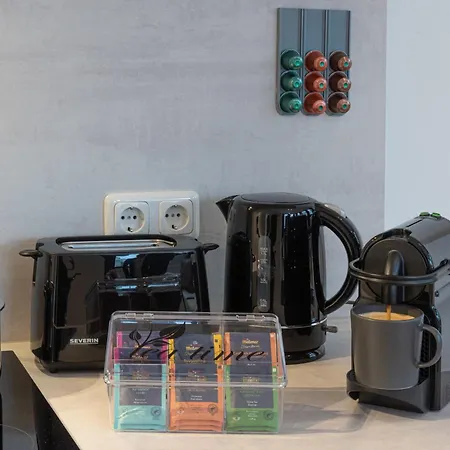 公寓 Modernes, Zentrales City-apartment Am Kennedyplatz, Nahe Hauptbahnhof Und Limbecker Platz, Lichtdurchflutete Raeume 埃森