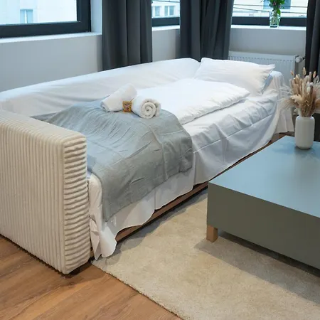 Modernes, Zentrales City-apartment Am Kennedyplatz, Nahe Hauptbahnhof Und Limbecker Platz, Lichtdurchflutete Raeume