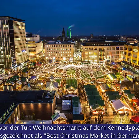 Lejlighed Modernes, Zentrales City-apartment Am Kennedyplatz, Nahe Hauptbahnhof Und Limbecker Platz, Lichtdurchflutete Raeume