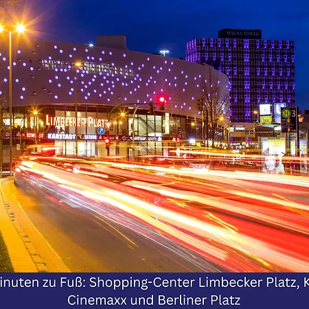 Modernes, Zentrales City-apartment Am Kennedyplatz, Nahe Hauptbahnhof Und Limbecker Platz, Lichtdurchflutete Raeume Lejlighed Essen