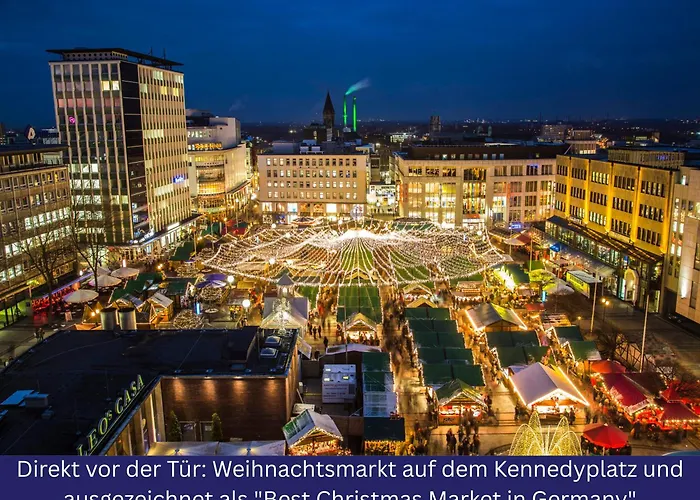 아파트 Modernes, Zentrales City-apartment Am Kennedyplatz, Nahe Hauptbahnhof Und Limbecker Platz, Lichtdurchflutete Raeume