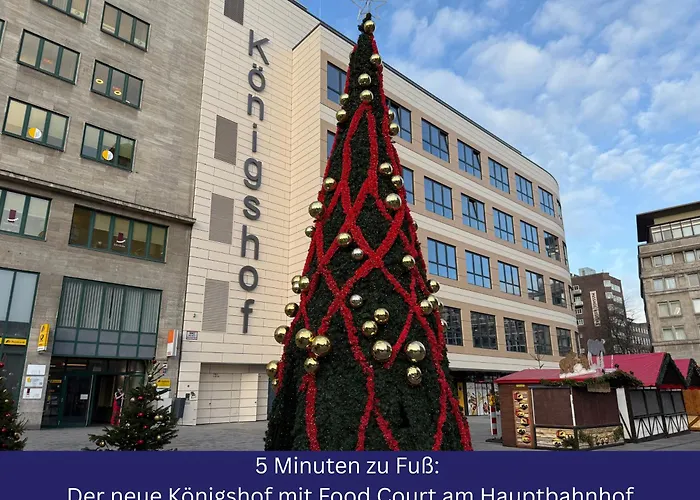 Modernes, Zentrales City-apartment Am Kennedyplatz, Nahe Hauptbahnhof Und Limbecker Platz, Lichtdurchflutete Raeume 아파트 에센