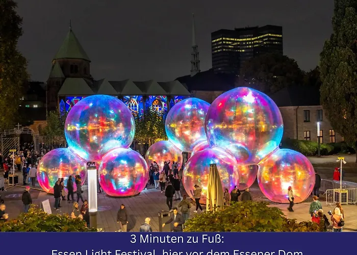 Modernes, Zentrales City-apartment Am Kennedyplatz, Nahe Hauptbahnhof Und Limbecker Platz, Lichtdurchflutete Raeume *